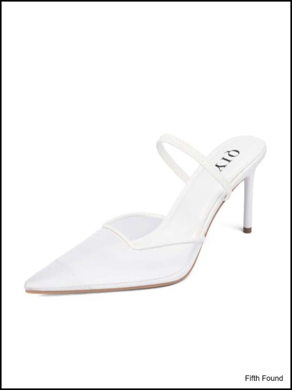 Pointed Toe Slingback Stiletto Pumps Mesh High Heel Mules